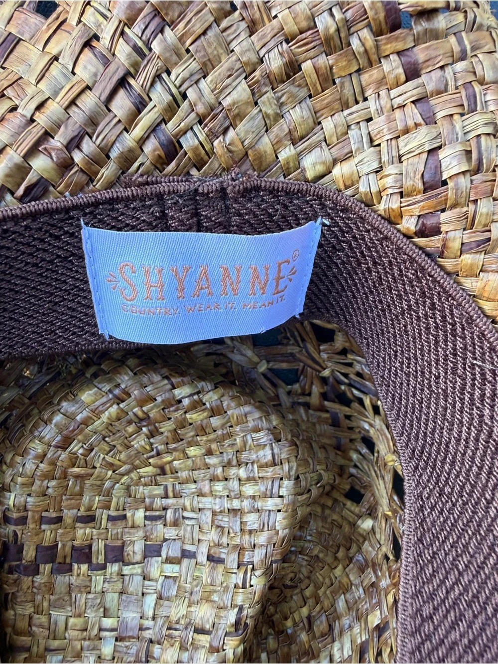 Shyanne Straw Cowboy Hat Western Turquoise Boho Festival SHD6230-BR